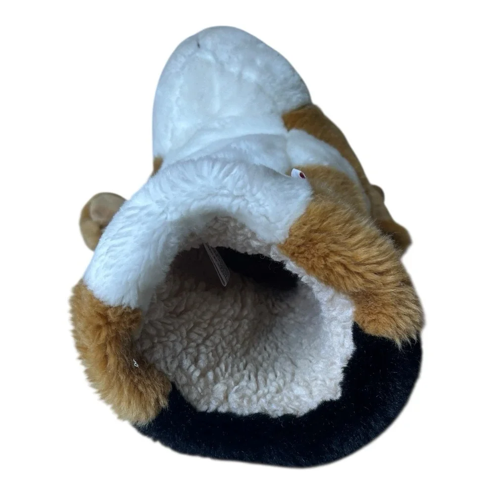 Dog Golf Club Driver Head Cover Headcover Plush Dog Golfing Brown
